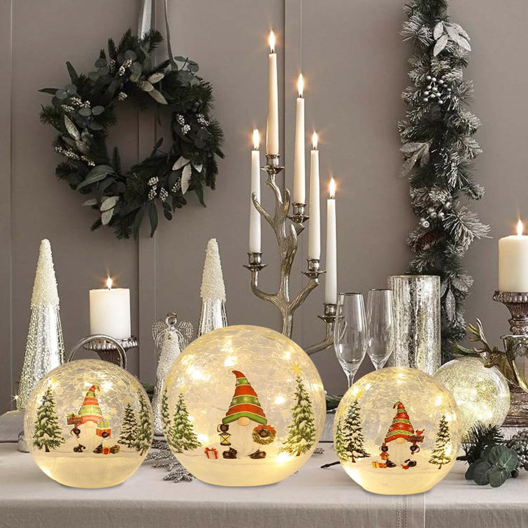 The Holiday Aisle Christmas Decorations Indoor 3 Pcs Sparkling
